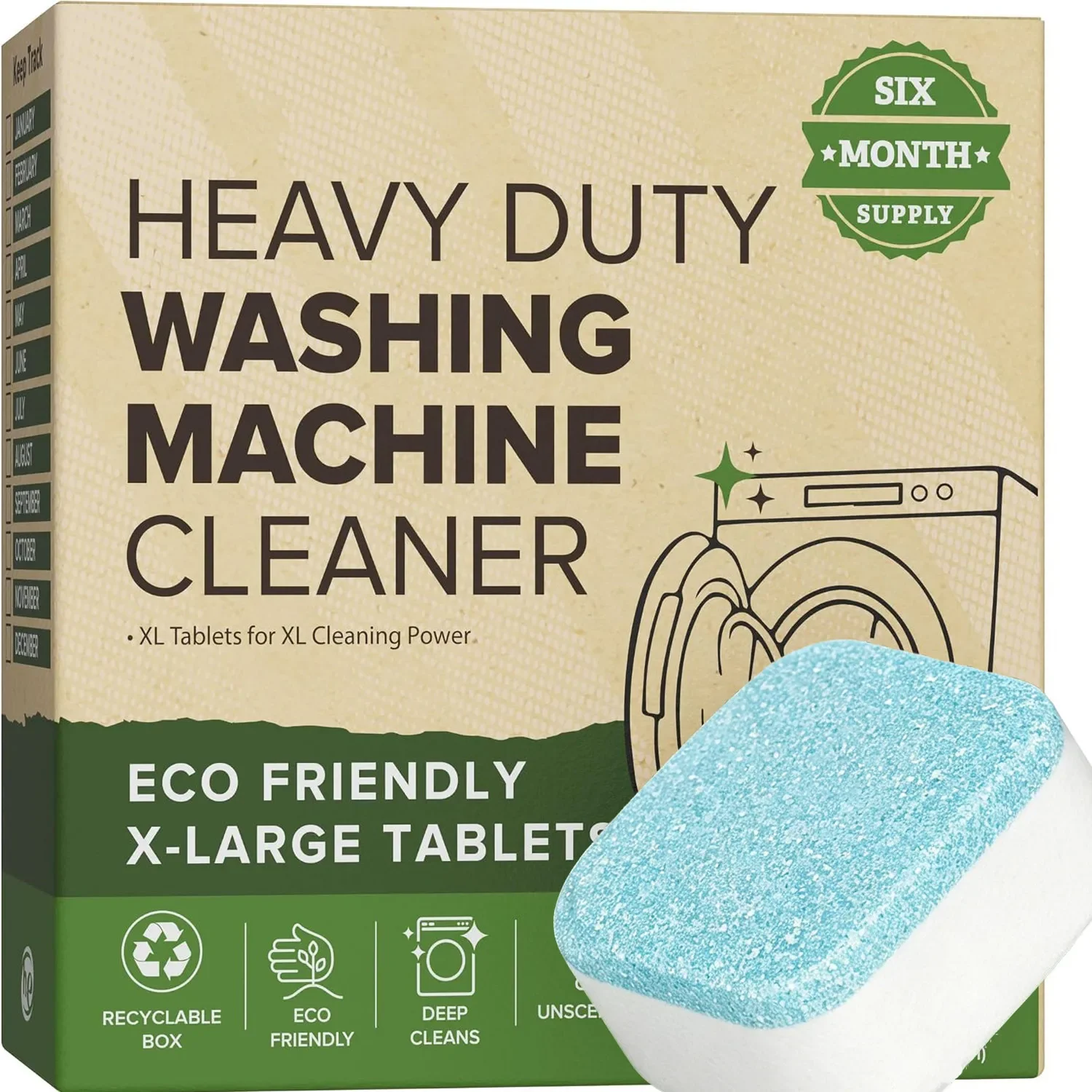 أقراص تنظيف وتطهير وتعطير غسال - مراجعة Heavy Equipment Washing وسعره