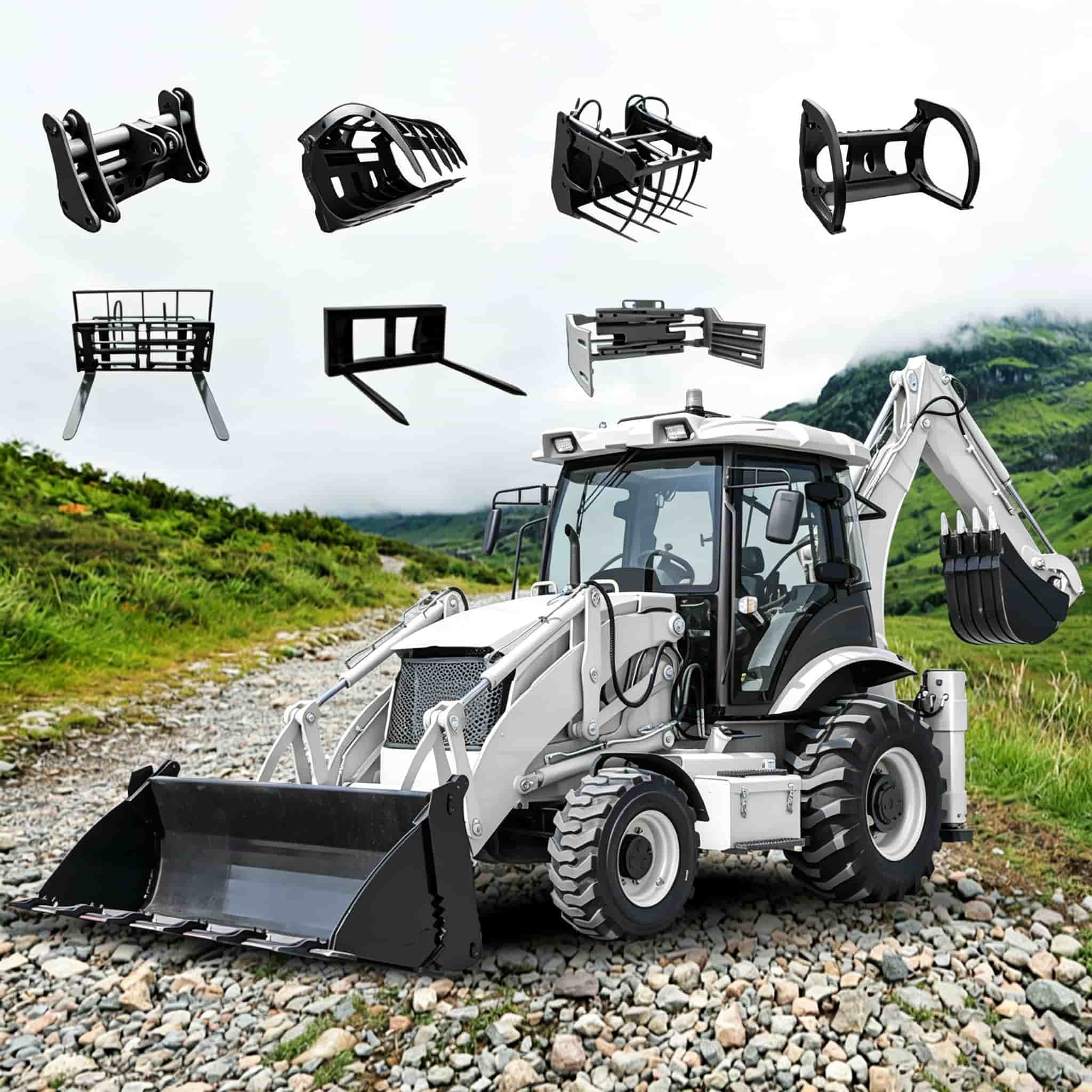جرافة خلفية معتمدة بشهادة CE 4 - مراجعة Heavy Equipment Grinder وسعره
